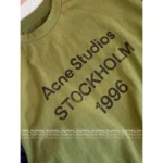 ACNE STUDIOS 1996 Series New Colorway 🆕 Round Neck Logo Tee - Cotton Short/Long Sleeve Shirt - Image 14