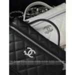 Chanel First Stock Available ⭐️ 2025B Caviar Leather Box Bag - Crystal Star Logo ✨ Multi-Way (Handheld/Crossbody) - Image 10