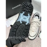 Chanel 2025B Fall/Winter Collection 🔎 Classic Quilted Panda 🐼 Black & White Color-Block Platform Sneakers 👟 - Chunky Lift Sole - Image 24