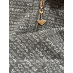Prada 2025SS Early Fall Collection 🩶 Reversible Hooded Vest - Double-Faced Jacquard Logo w/ Belted Wool Blend - Image 18