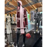 Chanel 25B Fall/Winter Collection 🎀 Women’s 100% Cashmere Hooded Scarf Wrap - Pink Luxury Knit Shawl - Image 5