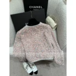 Chanel 2025B Early Fall Collection 🌈 Runway-Ready Colorblock Tweed Jacket - Handwoven Yarn w/ Crystal-Edge Buttons (Haute Atelier Craftsmanship) - Image 7