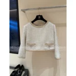 Chanel 2025A Early Fall Haute Atelier Collection 🆕 Imported Tweed Suit Set - Silk-Lined Jacket/Skirt/Dress w/ Frog Closures - Image 16