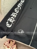 CHROME HEARTS 2025SS Early Fall Collection 🖤 Must-Have Streetwear Hoodie - Oversized Fit with Sanskrit Print & Zip Detail - Image 21