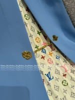 Louis Vuitton 2025SS Spring/Summer Collection 🩵 Color-Block Clover Dress - Pleated Cut-Out Sheath with Metal Chain Details - Image 17