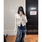 RALPH LAUREN La Fu 2025 Fall/Winter Collection 🤍 "Old Money Style" Hooded Cardigan - Cable Knit Zip-Up Jacket with Embroidery - Image 20