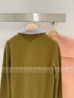 miumiu 2025SS Early Fall Collection 🎀 American Prep Style - Mock Two-Layer Cardigan w/ Plaid Panels & Wool Blend ❕ - Image 20