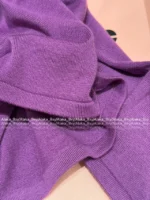 miumiu Stunning New Colorway 💜 25SS Spring/Summer Collection - Jacquard Letter Logo Embroidered Long-Sleeve Knit (Brightening & Flattering~) - Image 15