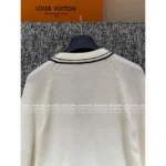 Louis Vuitton 2025SS Early Fall Collection 🆕 Gianna Jun Inspired Cardigan - Cashmere/Lambswool Blend w/ Towel Jacquard & Color-Block V-Neck - Image 13