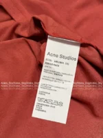 ACNE STUDIOS 1996 Series New Colorway ❣️ Crewneck Printed Letter Logo 100% Cotton T-Shirt (Short/Long Sleeve) - Image 24