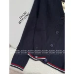 THOM BROWNE 2025SS Early Fall Collection 👧 Women's V-Neck Cardigan - Imported Lambswool & Cashmere Blend 🐑 - Image 7