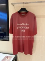 ACNE STUDIOS 1996 Series New Colorway ❣️ Crewneck Printed Letter Logo 100% Cotton T-Shirt (Short/Long Sleeve) - Image 23