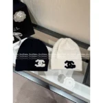 Chanel 25A Fall/Winter Collection ☑️ Heavyweight Knit Set - 100% Cashmere Pineapple Scarf & Beanie - Image 17