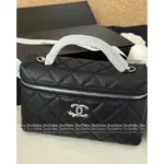 Chanel First Stock Available ⭐️ 2025B Caviar Leather Box Bag - Crystal Star Logo ✨ Multi-Way (Handheld/Crossbody) - Image 8