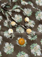Chanel Vintage Exclusive Series 🆕 Retro Print Camisole - Ruffle V-Neck Tie-Front Pearl Bow Top - Image 39