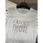 Dior 2025 Spring/Summer Collection 🌸 Print Logo Sleeveless Top - Studded Cuff Design - Image 11