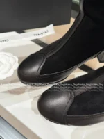 Chanel 🤎 25A Fall/Winter New Handcraft Studio Collection — Premium Suede & Leather Patchwork Mid-Calf Block Heel Boots - Image 20