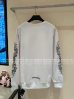 CHROME HEARTS 2025SS Early Fall Collection 🤍 Sanskrit Print Hoodie - Oversized Pullover with Cuff Logo - Image 23