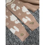Chanel 2024N Coco Neige Ski Collection ❄️ Jacquard Logo Cashmere Sweater - High-Neck Knit with Dust Bag Packaging - Image 5