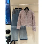 Chanel 2025B Early Fall Collection 🌈 Runway-Grade Colorful Tweed Jacket - Heavyweight Bouclé Knit w/ Crystal-Edge Buttons - Image 3
