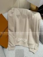 Louis Vuitton 2025SS Early Fall Collection 🤍 Mock Two-Layer Zip Hoodie - V-Neck Panel Pullover with Embroidered Logo - Image 11