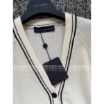 Louis Vuitton 2025SS Early Fall Collection 🆕 Gianna Jun Inspired Cardigan - Cashmere/Lambswool Blend w/ Towel Jacquard & Color-Block V-Neck - Image 10