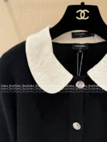 Chanel 25B Early Fall Collection 🎀 100% Kashmir Cashmere Peter Pan Collar Cardigan - Dust Bag Included - Image 23