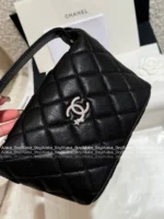 Chanel First Stock Available! ✨ 2025B Crystal Star Logo Bag - Caviar Leather Box Bag w/ Multi-Way Strap - Image 23