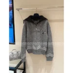 Louis Vuitton 2025SS Early Fall Collection 🩶 NIGO® Collab Zip Cardigan - Heavy Jacquard w/ Embroidered Logo & Lambswool Blend - Image 19
