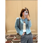 Gucci 2025SS Spring/Summer Collection ❕ GG Logo Burnout Denim Jacket - Embroidered Pocket Detail - Image 17