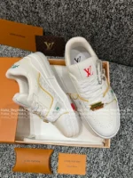 Louis Vuitton Premium 2025 Summer Couple Trainer Sneakers ✨ Embroidered Badge Detail - Gift Box Packaging - Image 11