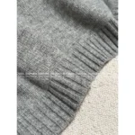 Prada 25SS Early Fall Collection 🧑‍🎓 British Academic Style Sweater - 100% Wool Round Neck Plaid Pullover - Image 11