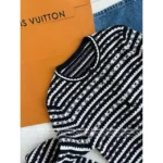 Louis Vuitton 2025SS Spring/Summer Collection 🖤 Must-Have "Spicy Girl" Top - Striped Shell Jacquard Knit Cardigan & Tee - Image 20
