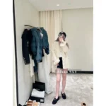 Chanel 24K Fall/Winter Collection 🌟 Runway Wool Blend Cardigan - Oversized Fit with Ruffle Sleeves 🦙 - Image 13