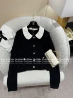 Chanel 25B Early Fall Collection 🎀 Dust Bag Packaging - 100% Kashmir Cashmere Peter Pan Collar Cardigan - Image 10