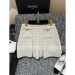 Chanel 2025A Early Fall Haute Atelier Collection 🆕 Imported Tweed 3-Piece Set - Silk-Lined Suit w/ Oriental Frog Closures - Image 18