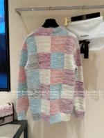 Chanel 25M Early Fall Collection 🌈 Macaron Color-Block Vest - Terry Fabric Hooded Sleeveless Top & V-Cardigan - Image 33