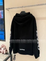 CHROME HEARTS 2025SS Early Fall Collection 🖤 Must-Have Streetwear Hoodie - Oversized Fit with Sanskrit Print & Zip Detail - Image 15