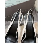 BALENCIAGA 2025 Early Fall Collection 🆕 Classic Heeled Sandals - Signature Metal Logo Detail - Image 20