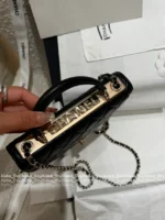 Chanel 2025S Sakura Pink Collection 🌸 Trendy CC Chain Bag - Heavy Crystal Letter Logo & Handle ⛓️ - Image 16