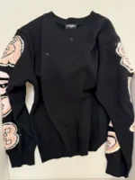 Chanel 25B Fall/Winter Collection 🎀 Bow Cuff Cashmere Sweater - 100% Kashmir Wool Pullover with Jacquard Logo - Image 21