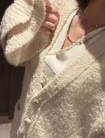 Chanel 24K Fall/Winter Collection 🌟 Runway Wool Blend Cardigan - Oversized Fit with Ruffle Sleeves 🦙 - Image 12