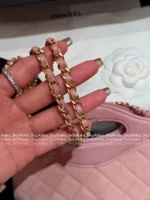 Chanel 2025P Spring/Summer Collection 🌸 Sakura Pink 31 Nano Chain Bag - Genuine Suede w/ Multi-Way Strap & YKK Hardware (Gift Box Packaging) ⛓️ - Image 6