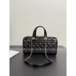 Chanel 🎳 25A Haute Atelier Collection Maxi Bowling Bag in Imported Oil-Waxed Leather with Custom Hardware - Image 25
