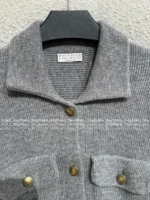 BRUNELLO CUCINELLI 2025SS Early Fall Collection 🩶 Robe-Style Cardigan - Belted Knit Coat with Metal Accents - Image 18