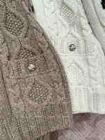 Chanel 2024N Coco Neige Ski Collection 🆕 Jacquard Logo Cardigan - Zip-Front Knit Jacket with Artisanal Crochet - Image 20