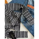 Louis Vuitton 2025SS Spring/Summer Collection 🖤 Must-Have "Spicy Girl" Top - Striped Shell Jacquard Knit Cardigan & Tee - Image 18