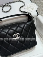 Chanel First Stock Available! ✨ 2025B Crystal Star Logo Bag - Caviar Leather Box Bag w/ Multi-Way Strap - Image 20