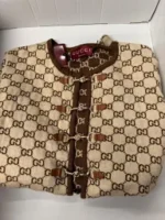 Gucci 2025 Early Fall Collection 🧶 Letter Logo Jacquard Wool Coat - Horsebit Detail & Pocket Design - Image 8