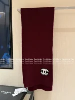 Chanel 25B Fall/Winter Collection ❄️ Towel-Embroidered Logo Set - 100% Kashmir Cashmere Scarf/Beanie/Gloves - Image 26